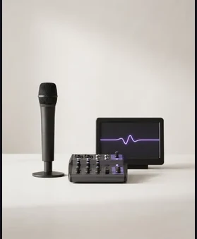 A church service broadcast on YouTube.