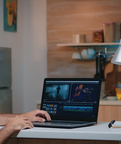 Creator preparing recorded video for on-demand playback