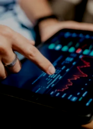 Member watching the session replay on a tablet