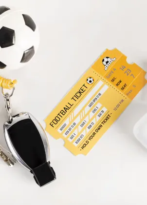 Ticket for a football match