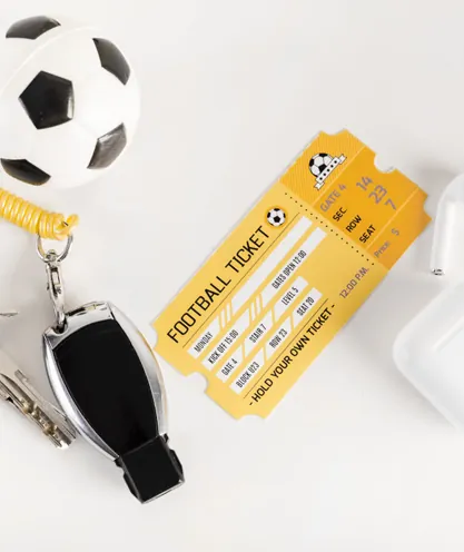 Football admission ticket
