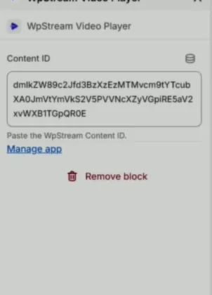 WpStream Content ID field in the Shopify theme editor