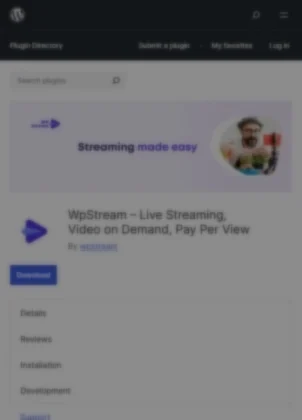 WpStream plugin page on WordPress.org