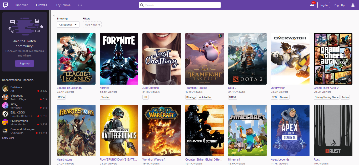 Twitch Website - WpStream - A WordPress video streaming plugin