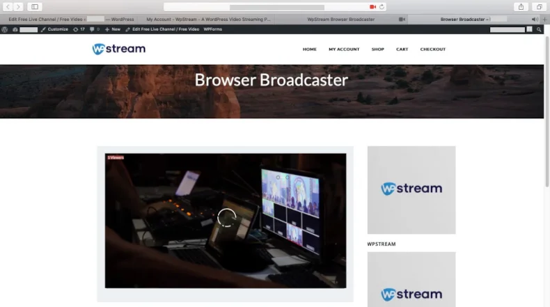 browser broadcaster