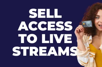 how to sell access to livestreams