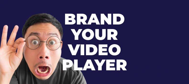 can i add a logo to my video player?
