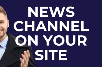 news channel on my website
