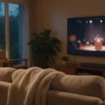 your stream is on a tv across the room