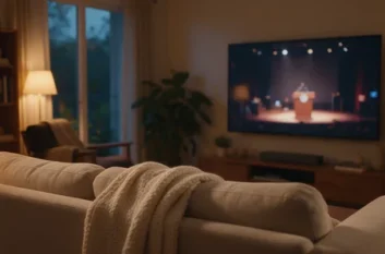 your stream is on a tv across the room